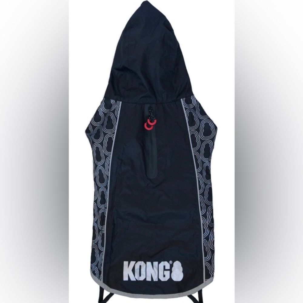 NWT. Kong Black Elements Dog Rain Jacket